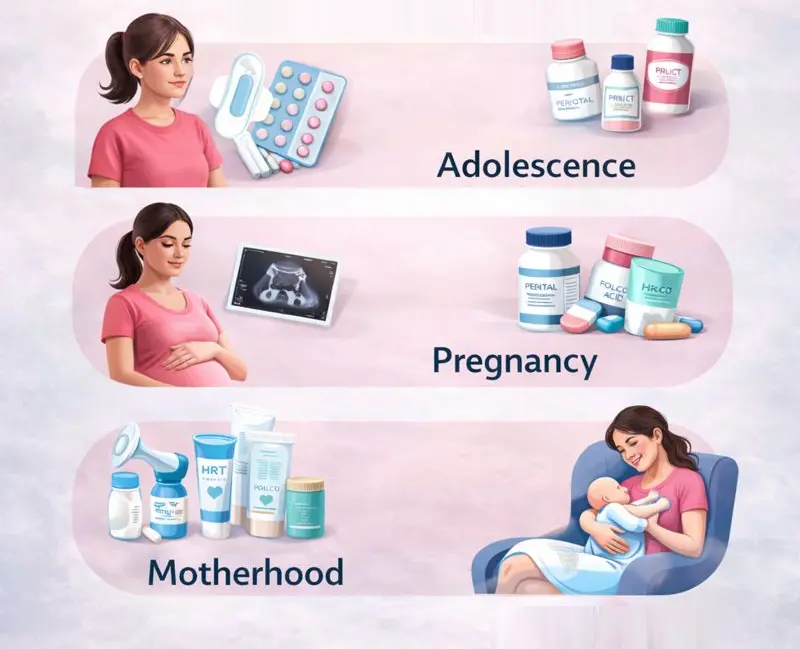 Gynae Products And Their Role Across Women’s Life Stages